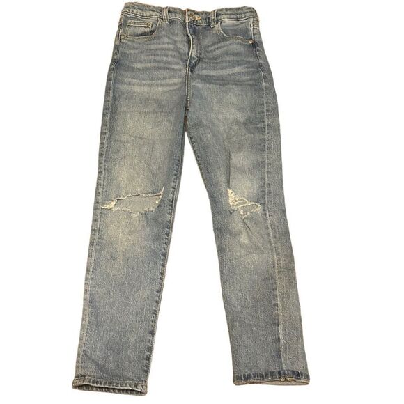 Art Class Distressed Denim Jeans With Adjustable Waist Size 12 📦 - Picture 1 of 11